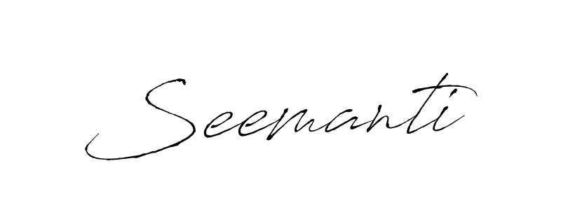 Seemanti stylish signature style. Best Handwritten Sign (Antro_Vectra) for my name. Handwritten Signature Collection Ideas for my name Seemanti. Seemanti signature style 6 images and pictures png
