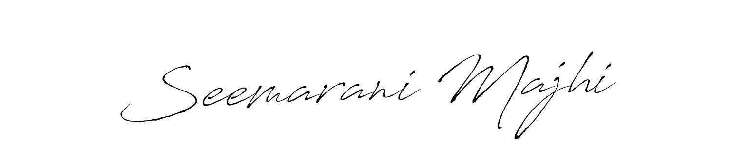 Use a signature maker to create a handwritten signature online. With this signature software, you can design (Antro_Vectra) your own signature for name Seemarani Majhi. Seemarani Majhi signature style 6 images and pictures png