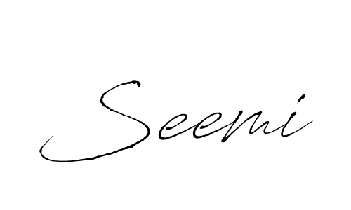 Also You can easily find your signature by using the search form. We will create Seemi name handwritten signature images for you free of cost using Antro_Vectra sign style. Seemi signature style 6 images and pictures png