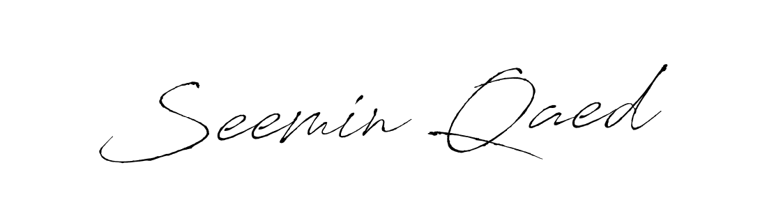 You can use this online signature creator to create a handwritten signature for the name Seemin Qaed. This is the best online autograph maker. Seemin Qaed signature style 6 images and pictures png