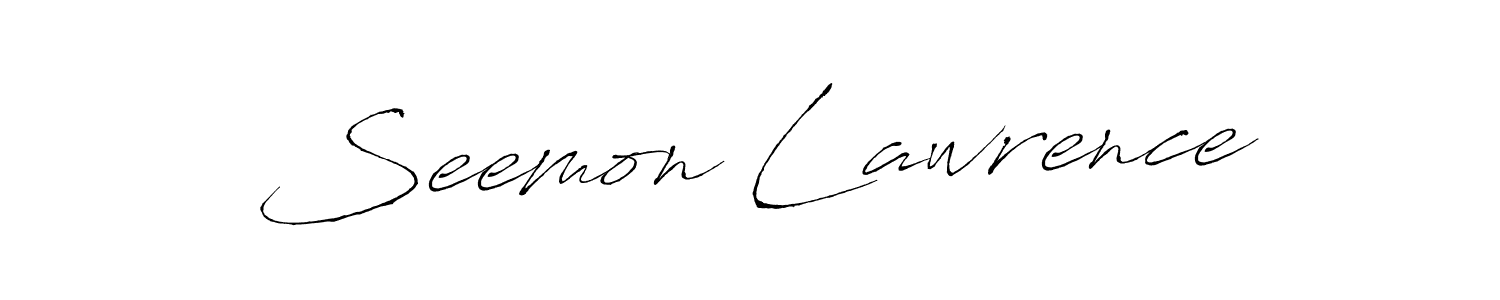 How to Draw Seemon Lawrence signature style? Antro_Vectra is a latest design signature styles for name Seemon Lawrence. Seemon Lawrence signature style 6 images and pictures png