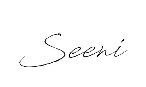 Also You can easily find your signature by using the search form. We will create Seeni name handwritten signature images for you free of cost using Antro_Vectra sign style. Seeni signature style 6 images and pictures png