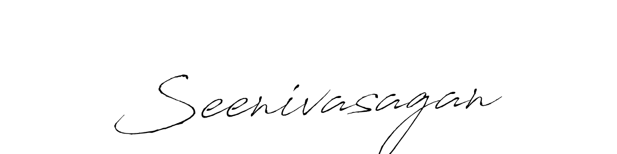 Also we have Seenivasagan name is the best signature style. Create professional handwritten signature collection using Antro_Vectra autograph style. Seenivasagan signature style 6 images and pictures png