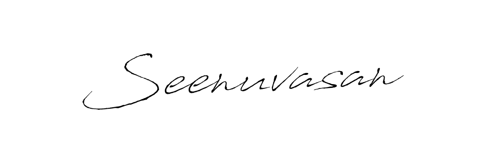 Design your own signature with our free online signature maker. With this signature software, you can create a handwritten (Antro_Vectra) signature for name Seenuvasan. Seenuvasan signature style 6 images and pictures png