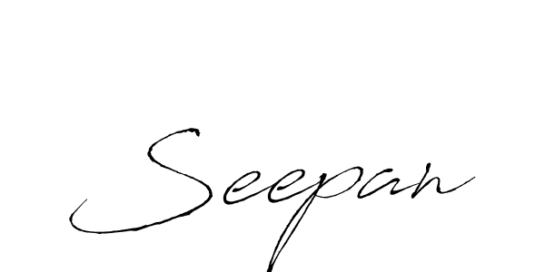 You should practise on your own different ways (Antro_Vectra) to write your name (Seepan) in signature. don't let someone else do it for you. Seepan signature style 6 images and pictures png