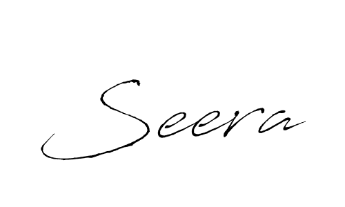 Design your own signature with our free online signature maker. With this signature software, you can create a handwritten (Antro_Vectra) signature for name Seera. Seera signature style 6 images and pictures png