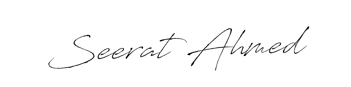 Use a signature maker to create a handwritten signature online. With this signature software, you can design (Antro_Vectra) your own signature for name Seerat Ahmed. Seerat Ahmed signature style 6 images and pictures png
