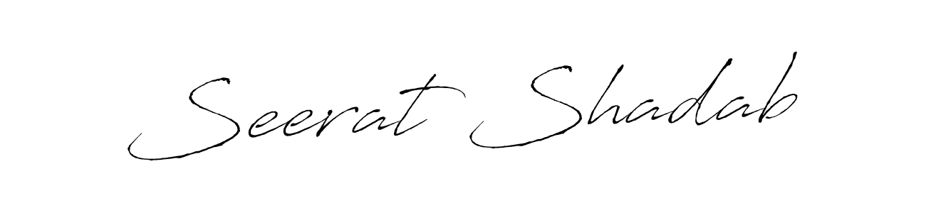 Also You can easily find your signature by using the search form. We will create Seerat Shadab name handwritten signature images for you free of cost using Antro_Vectra sign style. Seerat Shadab signature style 6 images and pictures png