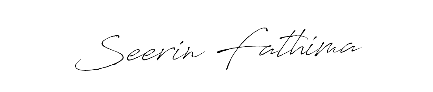 Antro_Vectra is a professional signature style that is perfect for those who want to add a touch of class to their signature. It is also a great choice for those who want to make their signature more unique. Get Seerin Fathima name to fancy signature for free. Seerin Fathima signature style 6 images and pictures png