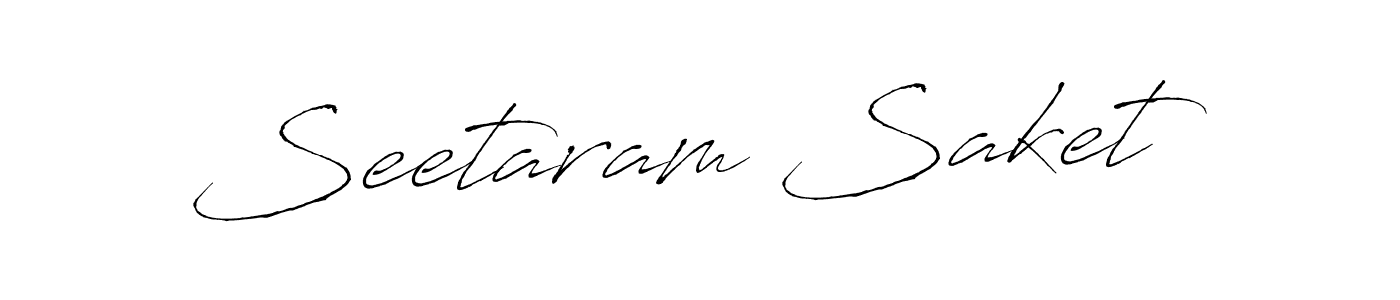 Also You can easily find your signature by using the search form. We will create Seetaram Saket name handwritten signature images for you free of cost using Antro_Vectra sign style. Seetaram Saket signature style 6 images and pictures png