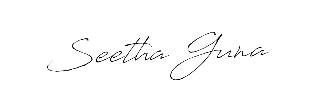 Make a beautiful signature design for name Seetha Guna. Use this online signature maker to create a handwritten signature for free. Seetha Guna signature style 6 images and pictures png