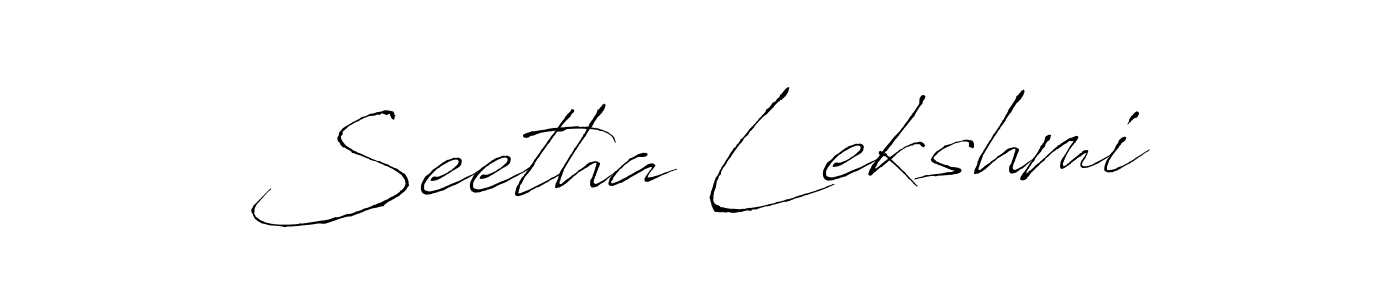 Similarly Antro_Vectra is the best handwritten signature design. Signature creator online .You can use it as an online autograph creator for name Seetha Lekshmi. Seetha Lekshmi signature style 6 images and pictures png