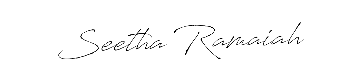 Also You can easily find your signature by using the search form. We will create Seetha Ramaiah name handwritten signature images for you free of cost using Antro_Vectra sign style. Seetha Ramaiah signature style 6 images and pictures png