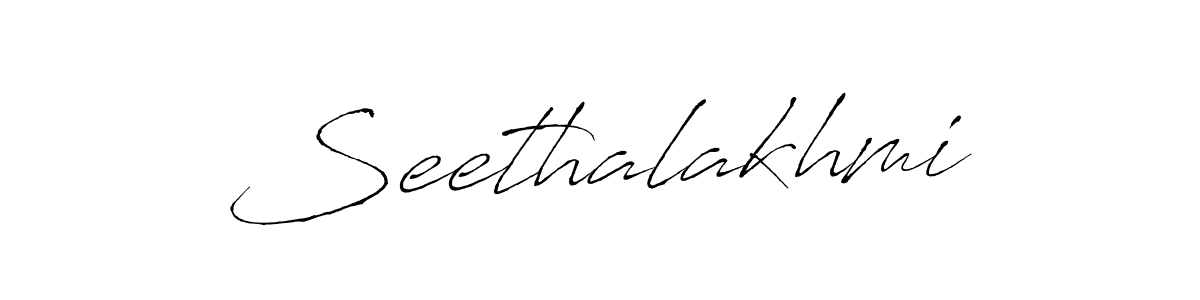 How to make Seethalakhmi signature? Antro_Vectra is a professional autograph style. Create handwritten signature for Seethalakhmi name. Seethalakhmi signature style 6 images and pictures png