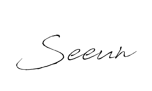 The best way (Antro_Vectra) to make a short signature is to pick only two or three words in your name. The name Seeun include a total of six letters. For converting this name. Seeun signature style 6 images and pictures png