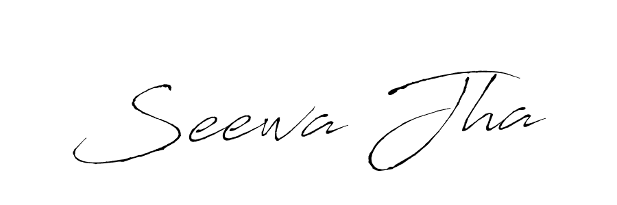 Once you've used our free online signature maker to create your best signature Antro_Vectra style, it's time to enjoy all of the benefits that Seewa Jha name signing documents. Seewa Jha signature style 6 images and pictures png