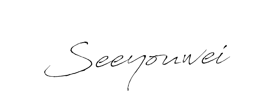 How to make Seeyouwei name signature. Use Antro_Vectra style for creating short signs online. This is the latest handwritten sign. Seeyouwei signature style 6 images and pictures png