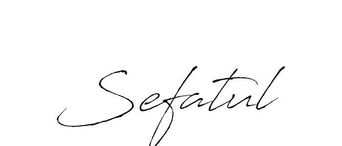 Use a signature maker to create a handwritten signature online. With this signature software, you can design (Antro_Vectra) your own signature for name Sefatul. Sefatul signature style 6 images and pictures png