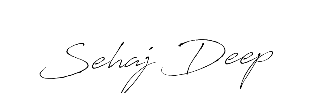 Sehaj Deep stylish signature style. Best Handwritten Sign (Antro_Vectra) for my name. Handwritten Signature Collection Ideas for my name Sehaj Deep. Sehaj Deep signature style 6 images and pictures png