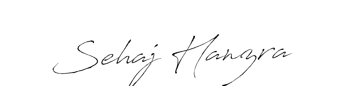 Also we have Sehaj Hanzra name is the best signature style. Create professional handwritten signature collection using Antro_Vectra autograph style. Sehaj Hanzra signature style 6 images and pictures png