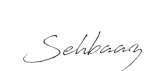 Use a signature maker to create a handwritten signature online. With this signature software, you can design (Antro_Vectra) your own signature for name Sehbaaz. Sehbaaz signature style 6 images and pictures png