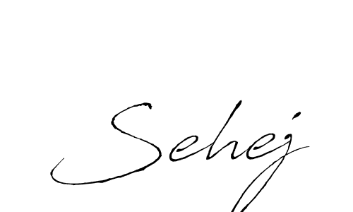 Make a beautiful signature design for name Sehej. With this signature (Antro_Vectra) style, you can create a handwritten signature for free. Sehej signature style 6 images and pictures png