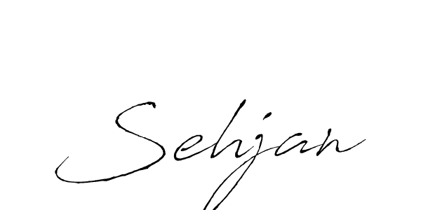 How to make Sehjan signature? Antro_Vectra is a professional autograph style. Create handwritten signature for Sehjan name. Sehjan signature style 6 images and pictures png