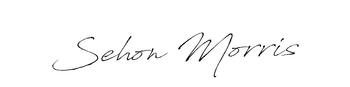 Also You can easily find your signature by using the search form. We will create Sehon Morris name handwritten signature images for you free of cost using Antro_Vectra sign style. Sehon Morris signature style 6 images and pictures png