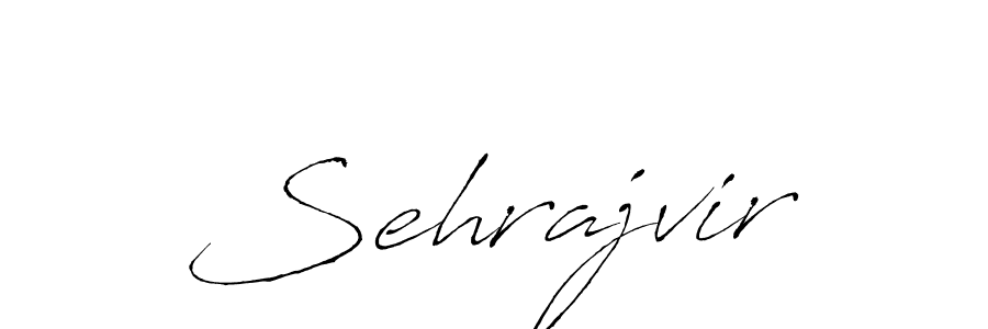 How to make Sehrajvir name signature. Use Antro_Vectra style for creating short signs online. This is the latest handwritten sign. Sehrajvir signature style 6 images and pictures png