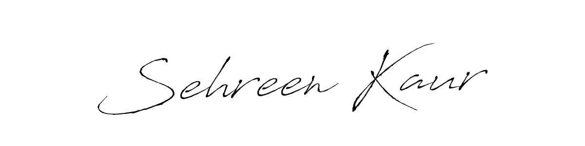 Create a beautiful signature design for name Sehreen Kaur. With this signature (Antro_Vectra) fonts, you can make a handwritten signature for free. Sehreen Kaur signature style 6 images and pictures png