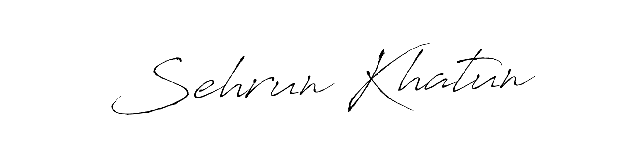Also You can easily find your signature by using the search form. We will create Sehrun Khatun name handwritten signature images for you free of cost using Antro_Vectra sign style. Sehrun Khatun signature style 6 images and pictures png
