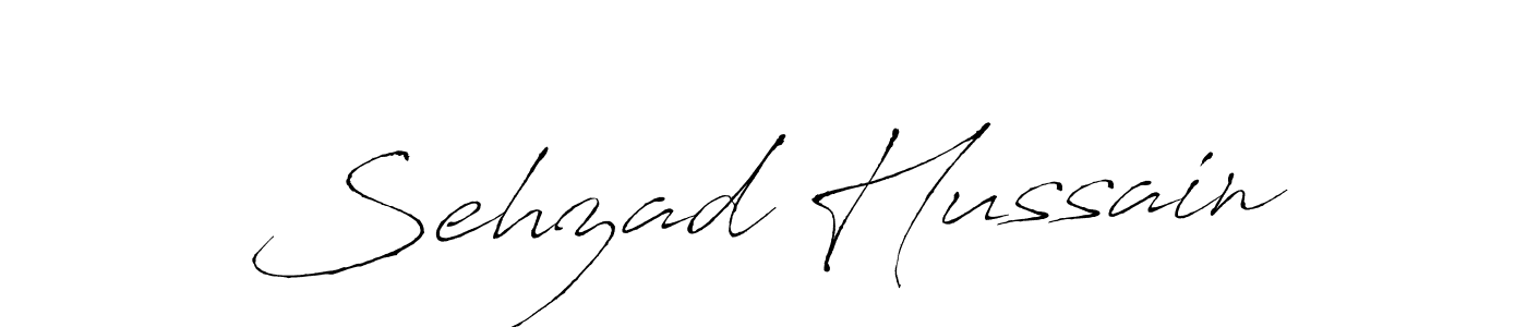 Design your own signature with our free online signature maker. With this signature software, you can create a handwritten (Antro_Vectra) signature for name Sehzad Hussain. Sehzad Hussain signature style 6 images and pictures png