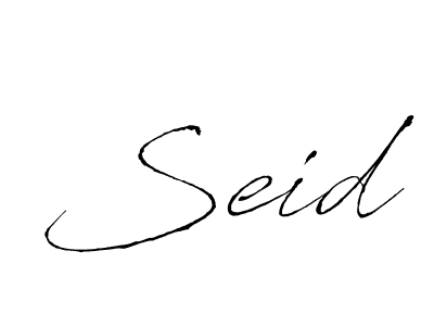 Create a beautiful signature design for name Seid. With this signature (Antro_Vectra) fonts, you can make a handwritten signature for free. Seid signature style 6 images and pictures png