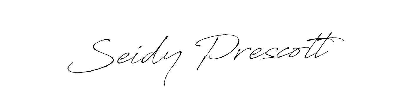 You should practise on your own different ways (Antro_Vectra) to write your name (Seidy Prescott) in signature. don't let someone else do it for you. Seidy Prescott signature style 6 images and pictures png
