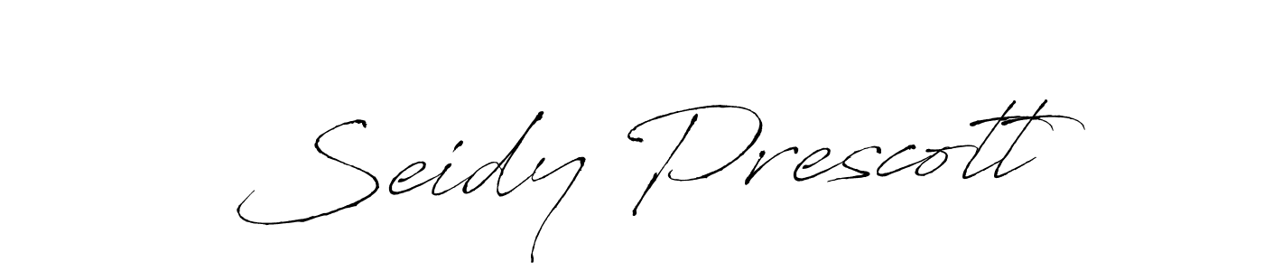 You should practise on your own different ways (Antro_Vectra) to write your name (Seidy Prescott) in signature. don't let someone else do it for you. Seidy Prescott signature style 6 images and pictures png