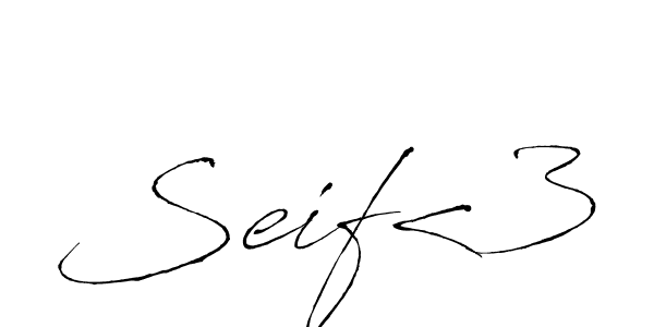 Antro_Vectra is a professional signature style that is perfect for those who want to add a touch of class to their signature. It is also a great choice for those who want to make their signature more unique. Get Seif<3 name to fancy signature for free. Seif<3 signature style 6 images and pictures png