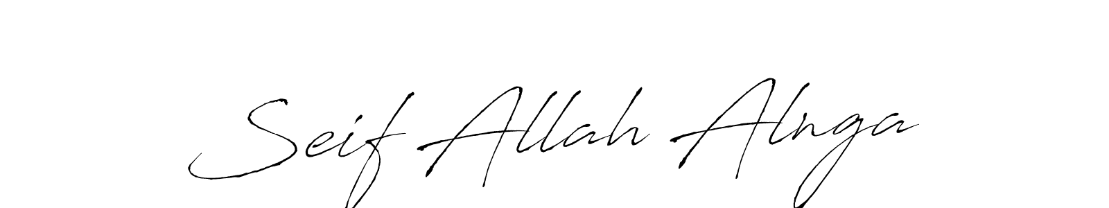 You can use this online signature creator to create a handwritten signature for the name Seif Allah Alnga. This is the best online autograph maker. Seif Allah Alnga signature style 6 images and pictures png