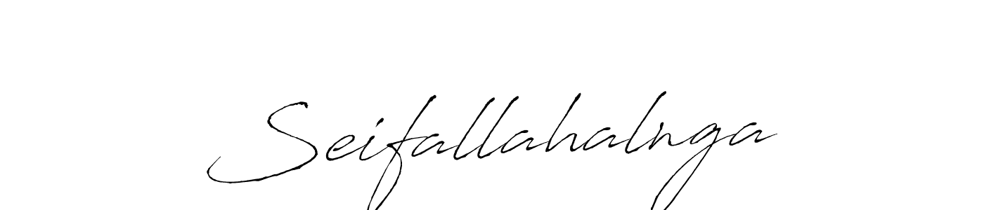 Create a beautiful signature design for name Seifallahalnga. With this signature (Antro_Vectra) fonts, you can make a handwritten signature for free. Seifallahalnga signature style 6 images and pictures png