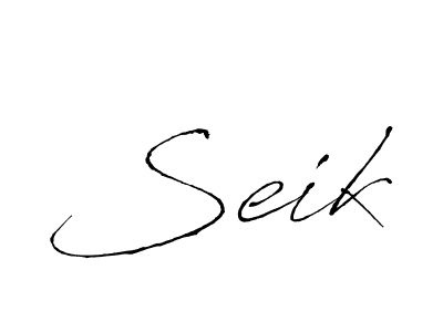 if you are searching for the best signature style for your name Seik. so please give up your signature search. here we have designed multiple signature styles  using Antro_Vectra. Seik signature style 6 images and pictures png