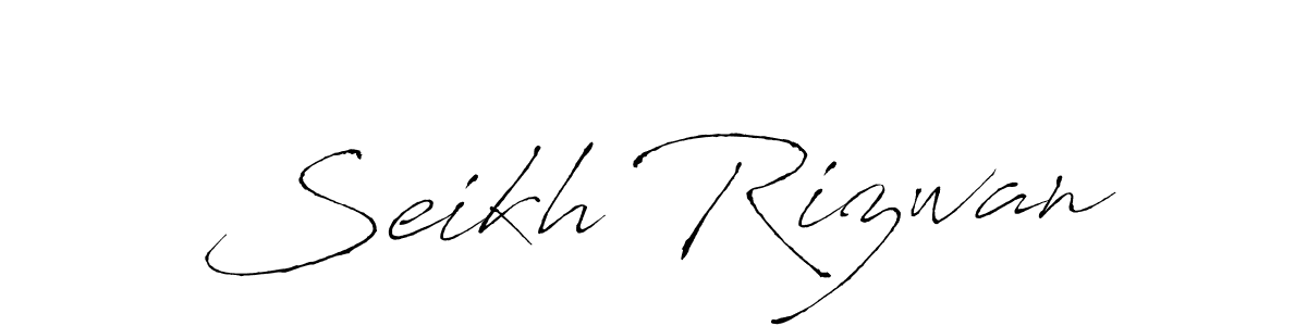 It looks lik you need a new signature style for name Seikh Rizwan. Design unique handwritten (Antro_Vectra) signature with our free signature maker in just a few clicks. Seikh Rizwan signature style 6 images and pictures png