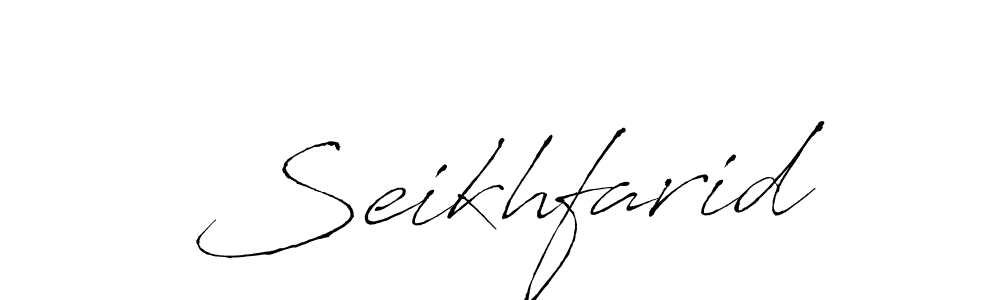 Seikhfarid stylish signature style. Best Handwritten Sign (Antro_Vectra) for my name. Handwritten Signature Collection Ideas for my name Seikhfarid. Seikhfarid signature style 6 images and pictures png