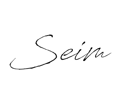 How to make Seim name signature. Use Antro_Vectra style for creating short signs online. This is the latest handwritten sign. Seim signature style 6 images and pictures png