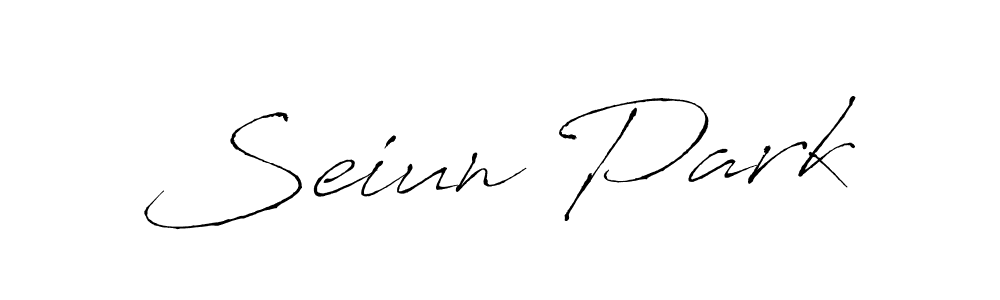 You should practise on your own different ways (Antro_Vectra) to write your name (Seiun Park) in signature. don't let someone else do it for you. Seiun Park signature style 6 images and pictures png