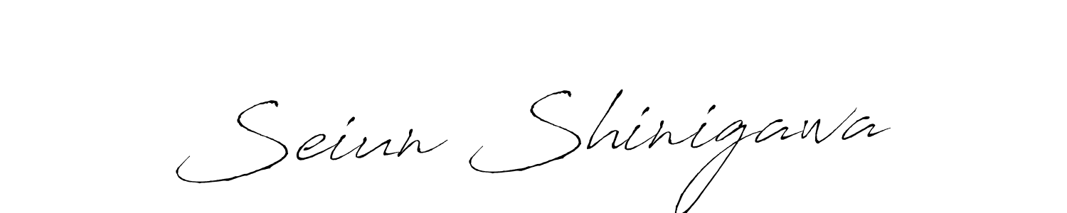 How to make Seiun Shinigawa name signature. Use Antro_Vectra style for creating short signs online. This is the latest handwritten sign. Seiun Shinigawa signature style 6 images and pictures png