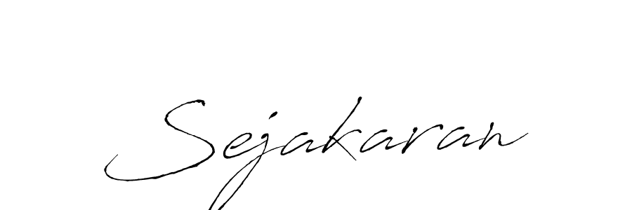 How to make Sejakaran signature? Antro_Vectra is a professional autograph style. Create handwritten signature for Sejakaran name. Sejakaran signature style 6 images and pictures png