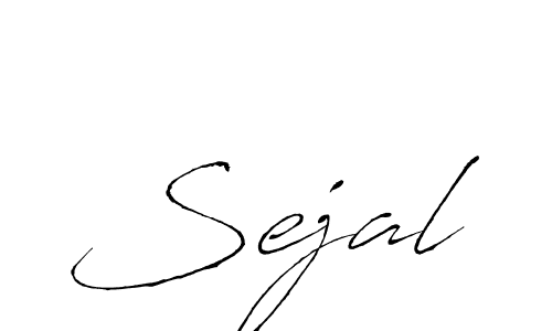 You should practise on your own different ways (Antro_Vectra) to write your name (Sejal) in signature. don't let someone else do it for you. Sejal signature style 6 images and pictures png