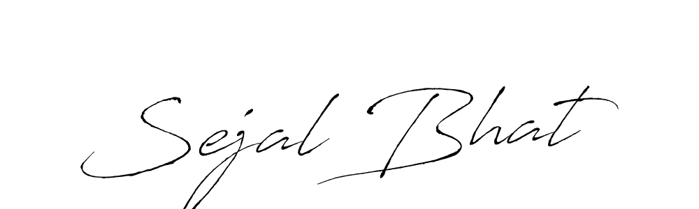 The best way (Antro_Vectra) to make a short signature is to pick only two or three words in your name. The name Sejal Bhat include a total of six letters. For converting this name. Sejal Bhat signature style 6 images and pictures png