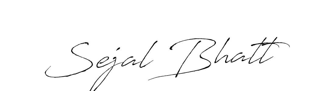 Sejal Bhatt stylish signature style. Best Handwritten Sign (Antro_Vectra) for my name. Handwritten Signature Collection Ideas for my name Sejal Bhatt. Sejal Bhatt signature style 6 images and pictures png
