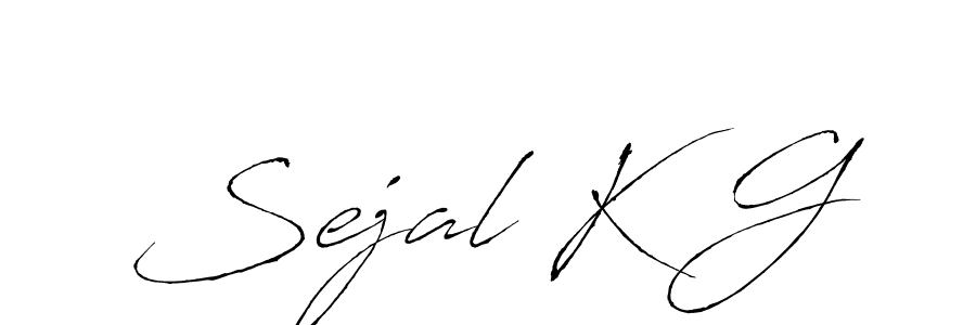 Antro_Vectra is a professional signature style that is perfect for those who want to add a touch of class to their signature. It is also a great choice for those who want to make their signature more unique. Get Sejal K G name to fancy signature for free. Sejal K G signature style 6 images and pictures png