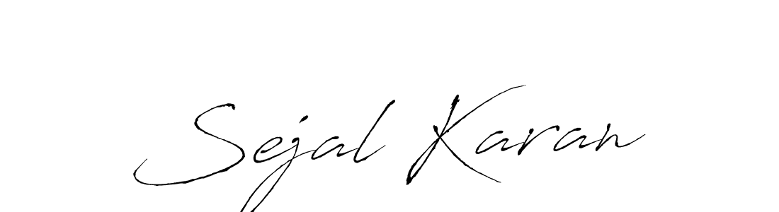Also You can easily find your signature by using the search form. We will create Sejal Karan name handwritten signature images for you free of cost using Antro_Vectra sign style. Sejal Karan signature style 6 images and pictures png